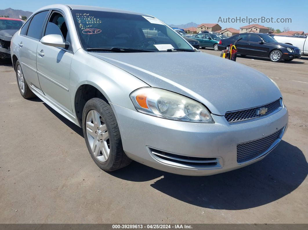 2016 Chevrolet Impala Limited Lt Silver vin: 2G1WB5E39G1118382