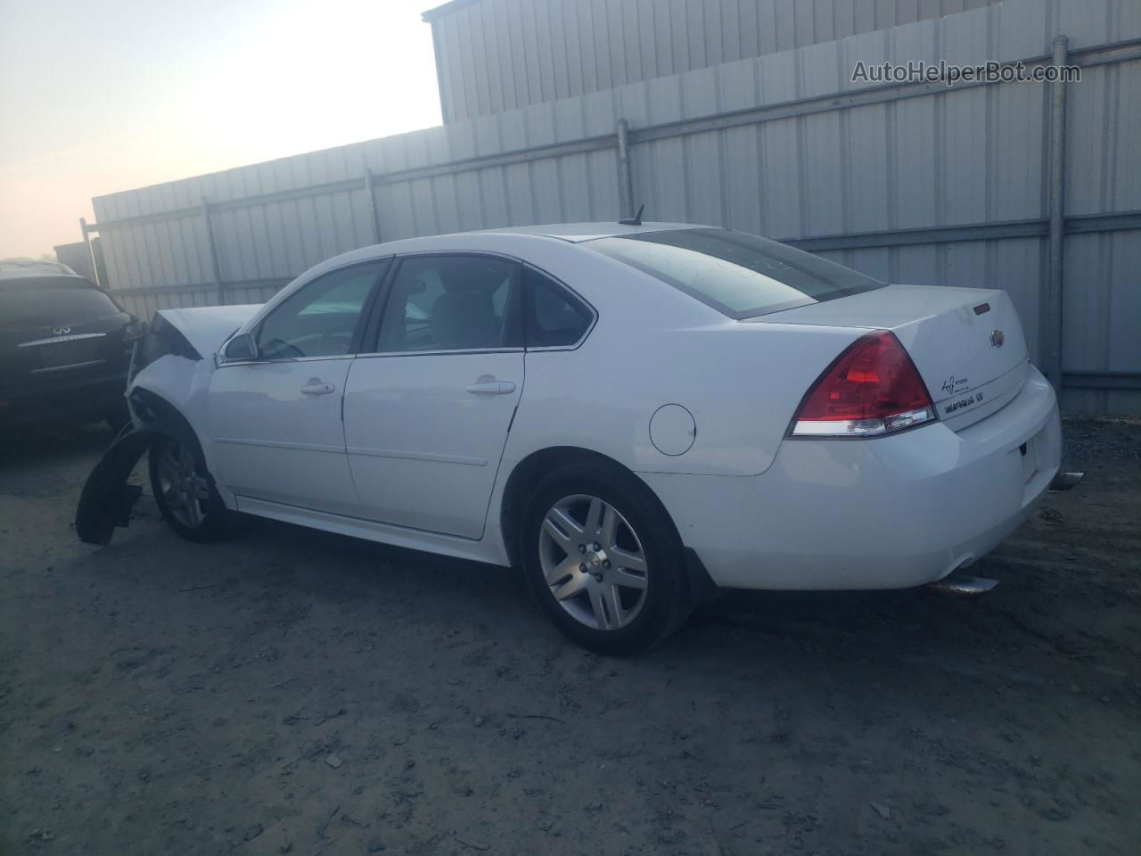 2016 Chevrolet Impala Limited Lt White vin: 2G1WB5E39G1151382