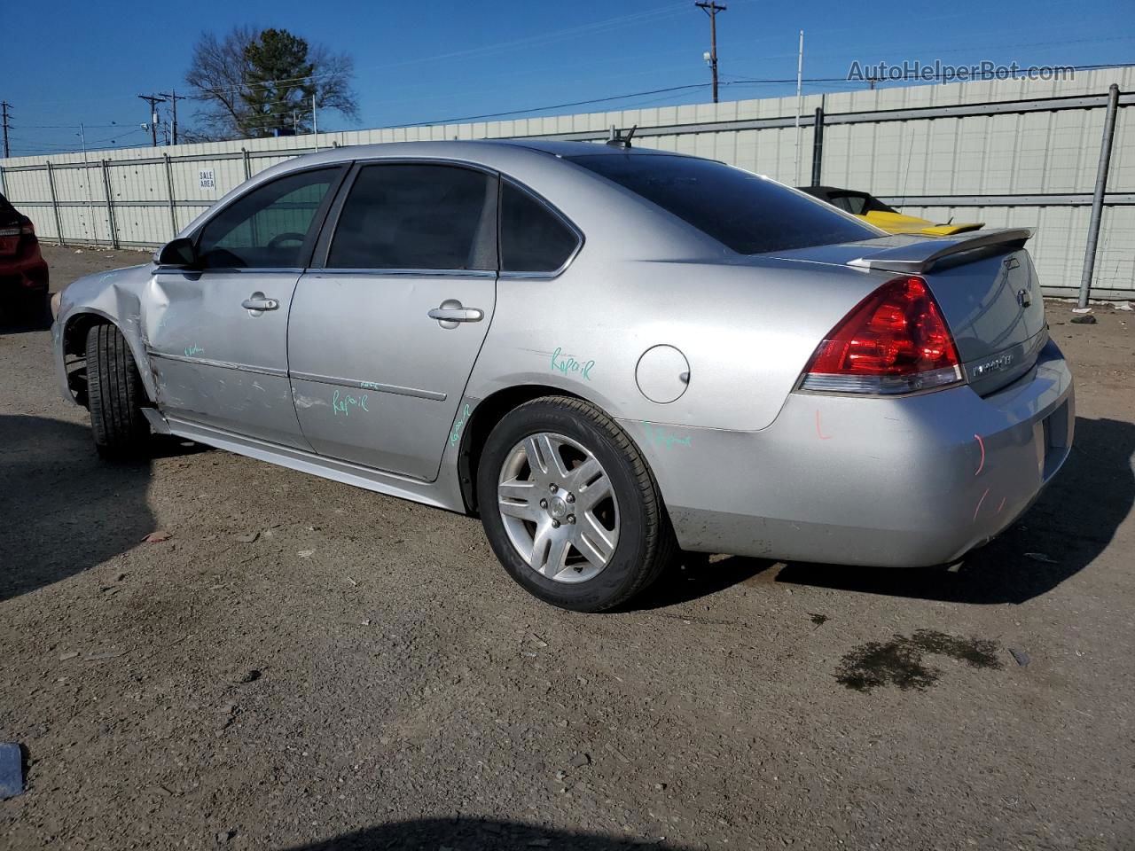 2014 Chevrolet Impala Limited Lt Silver vin: 2G1WB5E3XE1123569