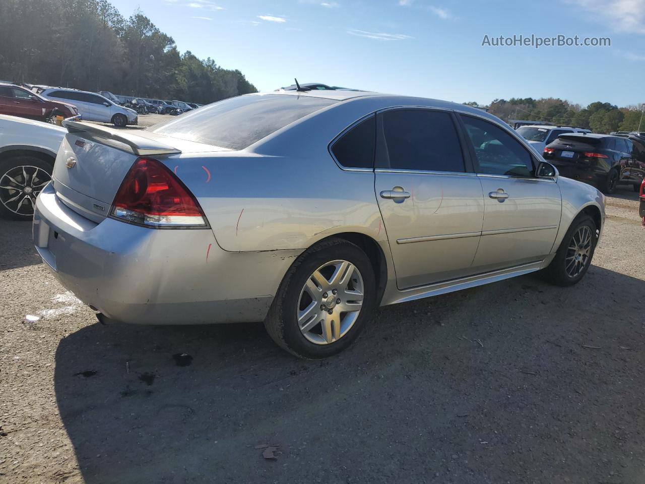 2014 Chevrolet Impala Limited Lt Серебряный vin: 2G1WB5E3XE1123569