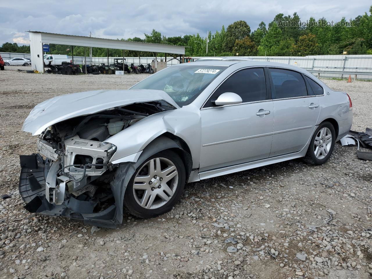 2014 Chevrolet Impala Limited Lt Silver vin: 2G1WB5E3XE1129095