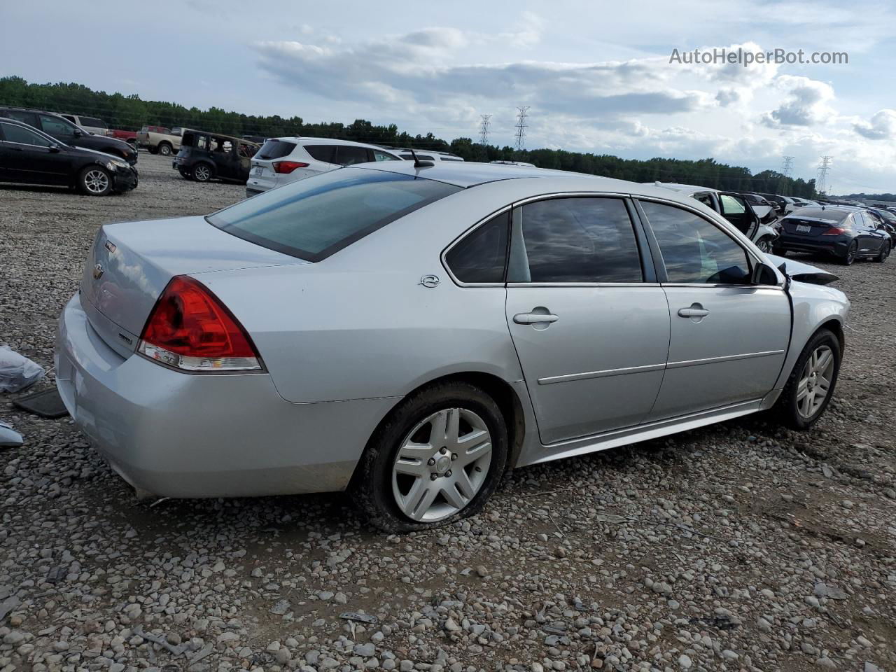 2014 Chevrolet Impala Limited Lt Серебряный vin: 2G1WB5E3XE1129095