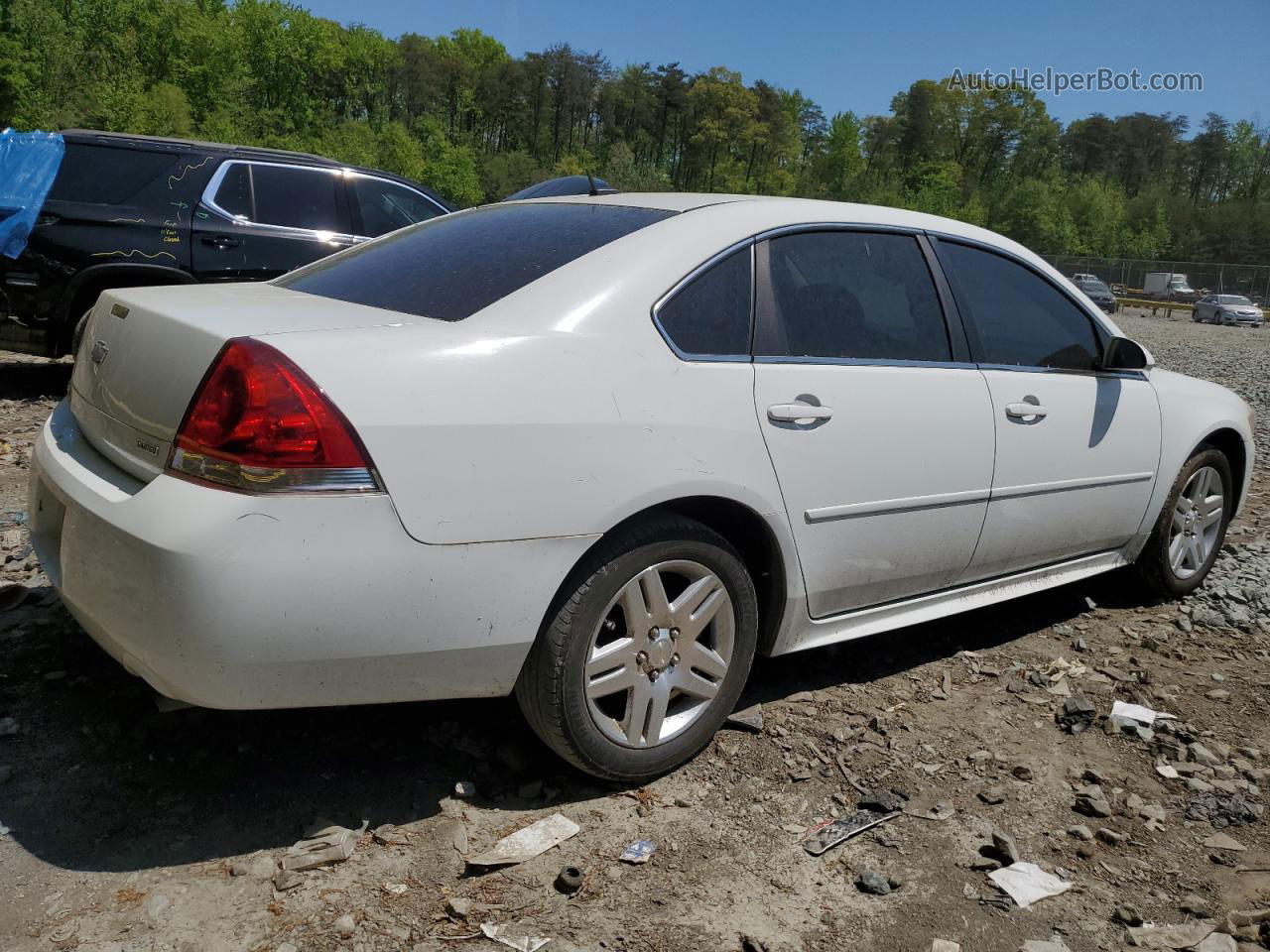 2014 Chevrolet Impala Limited Lt White vin: 2G1WB5E3XE1145510