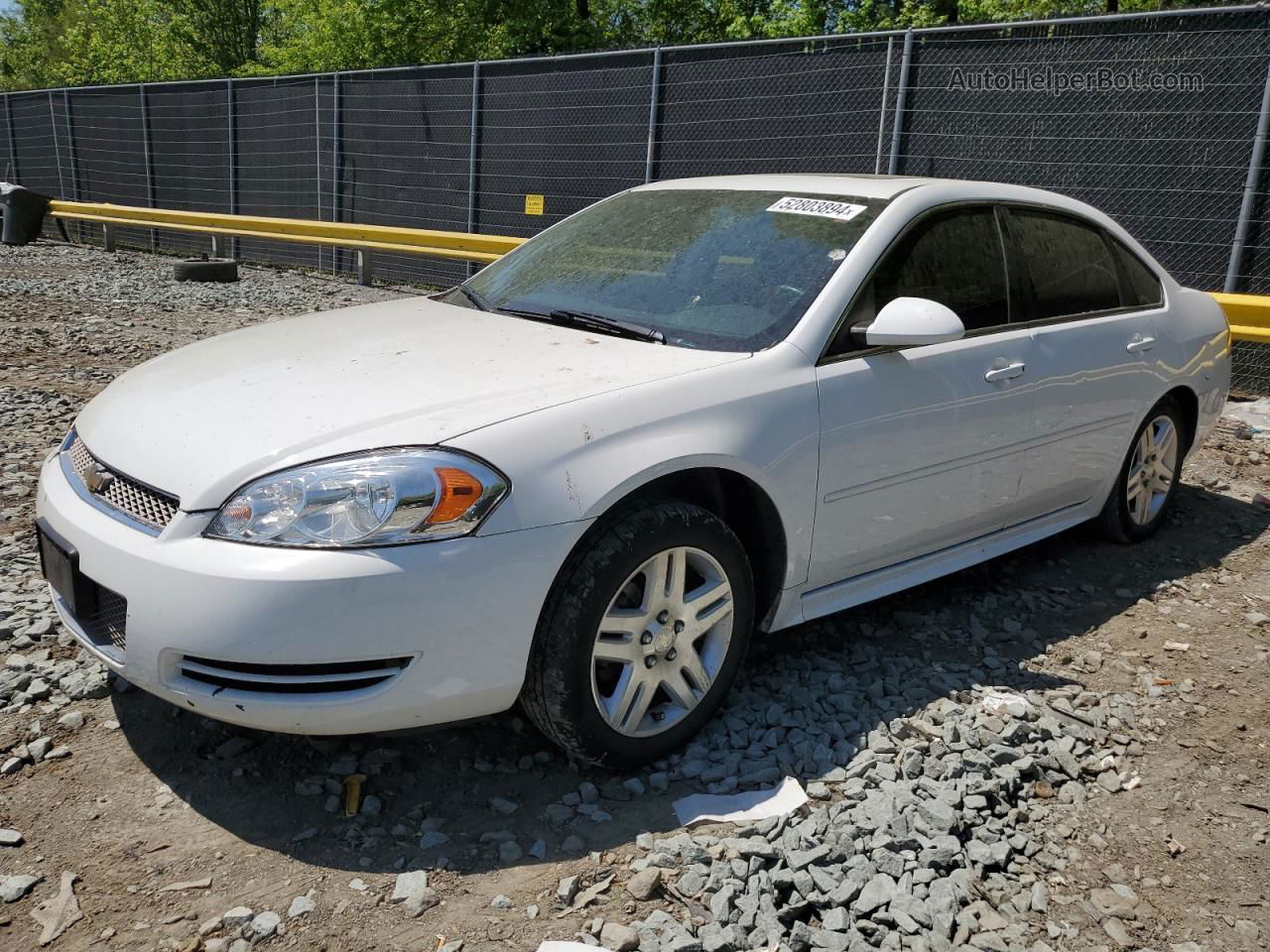 2014 Chevrolet Impala Limited Lt White vin: 2G1WB5E3XE1145510