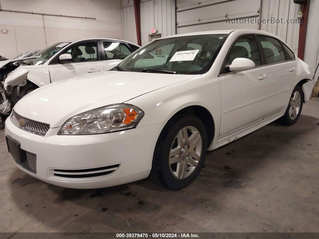 2014 Chevrolet Impala Limited Lt White vin: 2G1WB5E3XE1180046