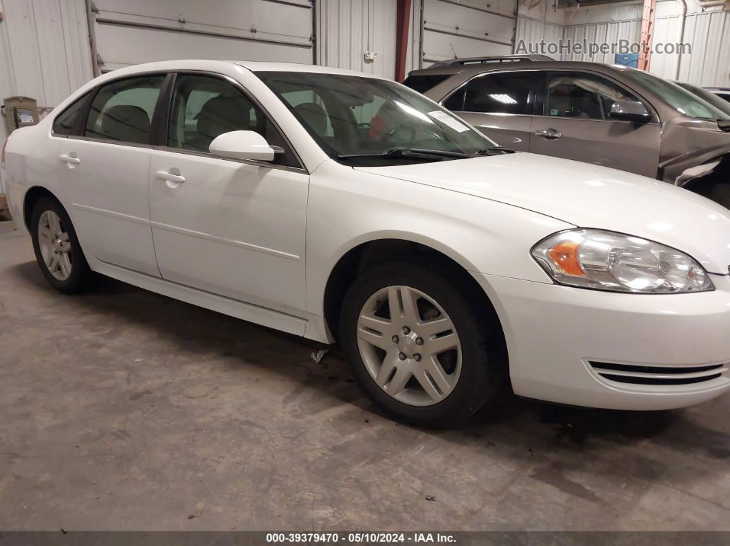 2014 Chevrolet Impala Limited Lt White vin: 2G1WB5E3XE1180046