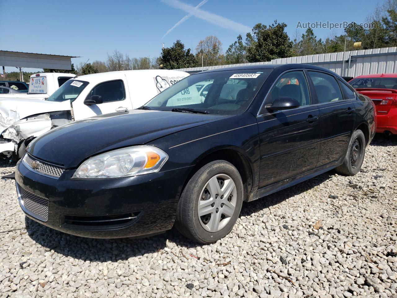 2016 Chevrolet Impala Limited Lt Black vin: 2G1WB5E3XG1104765