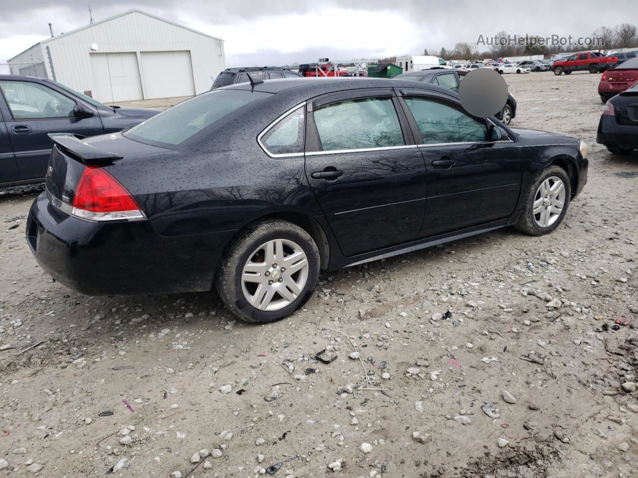 2011 Chevrolet Impala Lt Black vin: 2G1WB5EK0B1142490