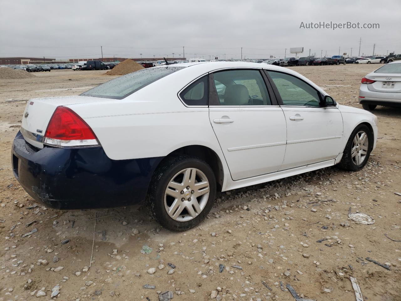 2011 Chevrolet Impala Lt White vin: 2G1WB5EK0B1199515