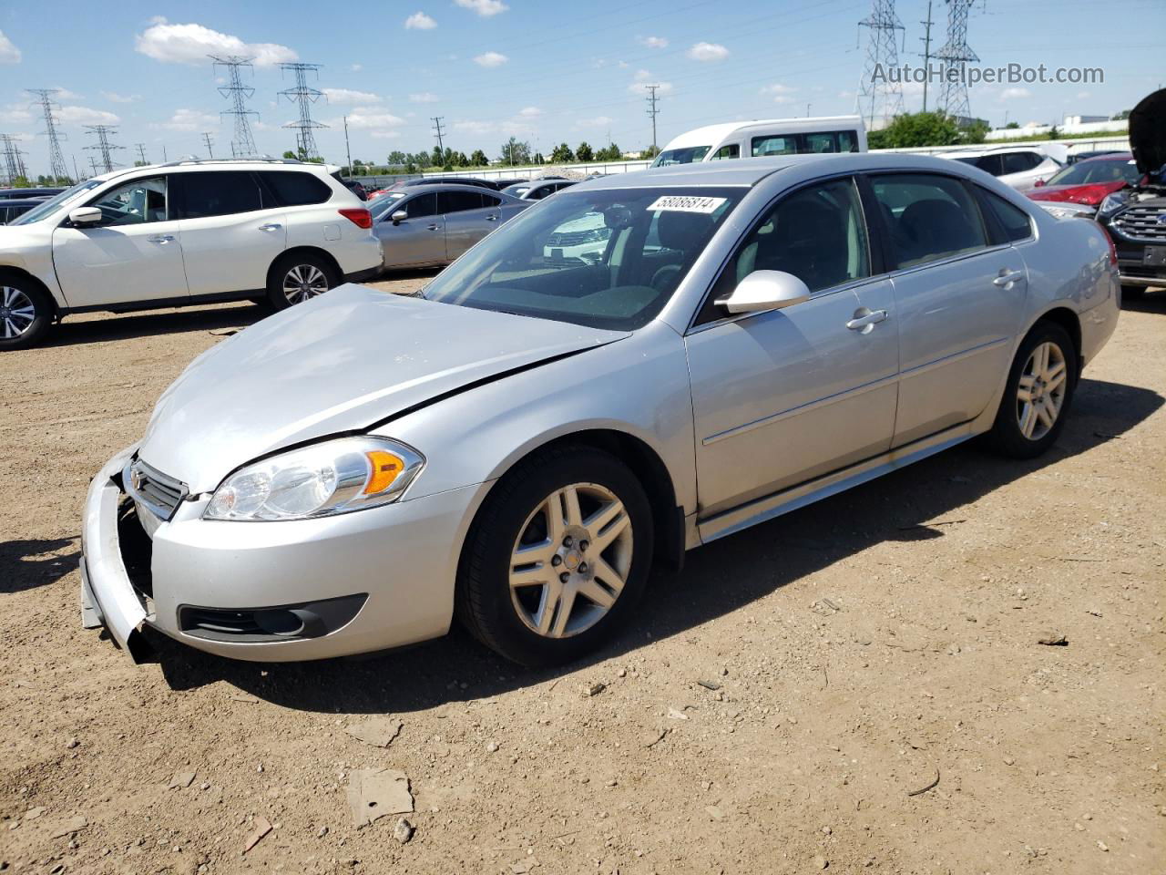 2011 Chevrolet Impala Lt Серебряный vin: 2G1WB5EK0B1329826