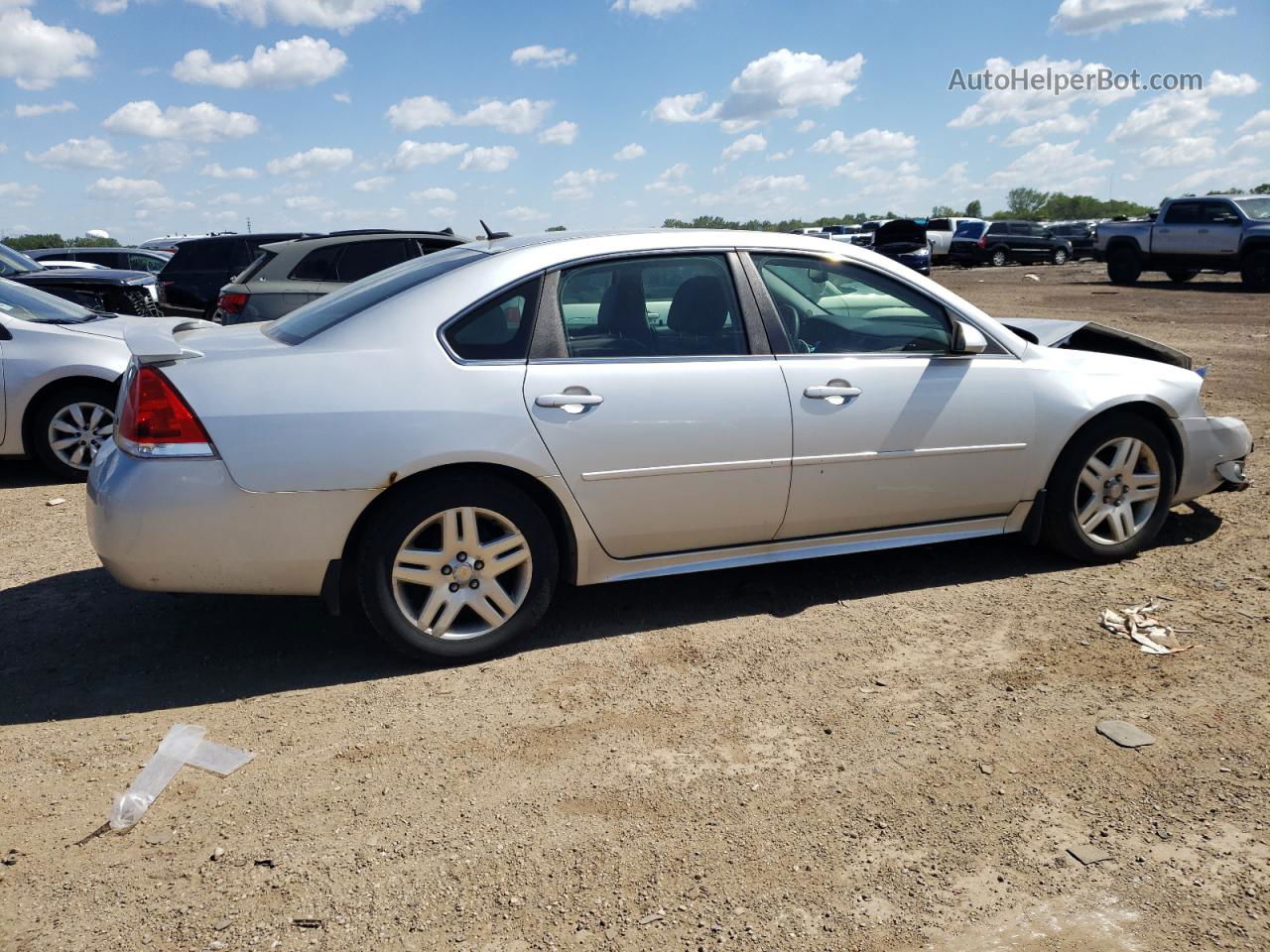 2011 Chevrolet Impala Lt Серебряный vin: 2G1WB5EK0B1329826