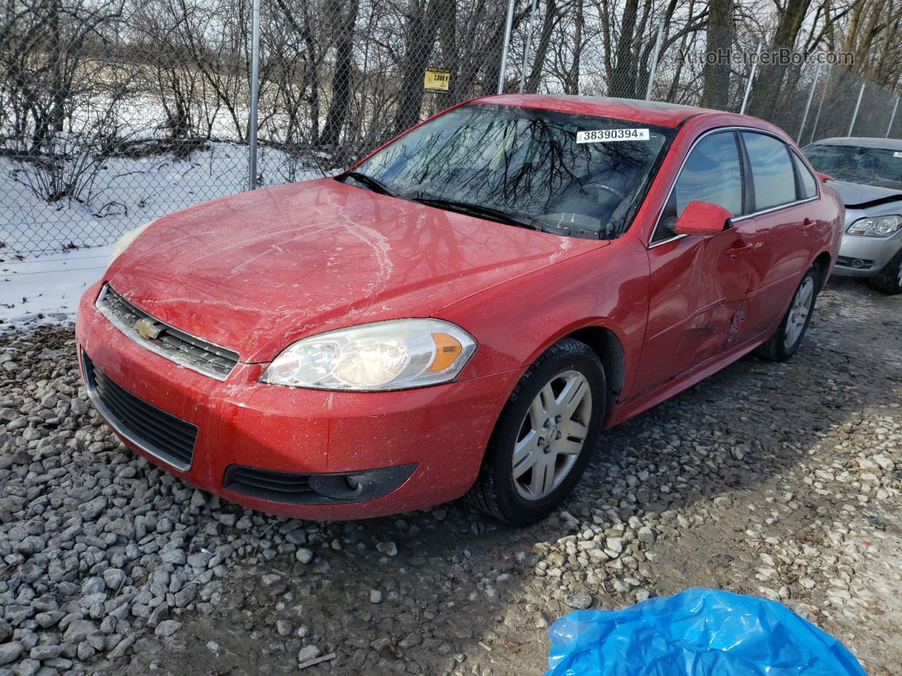 2011 Chevrolet Impala Lt Red vin: 2G1WB5EK1B1189527