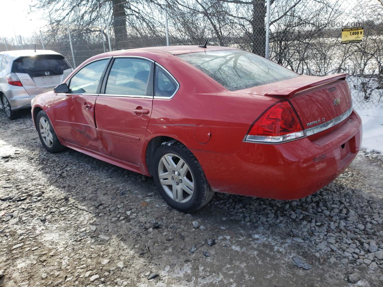 2011 Chevrolet Impala Lt Red vin: 2G1WB5EK1B1189527