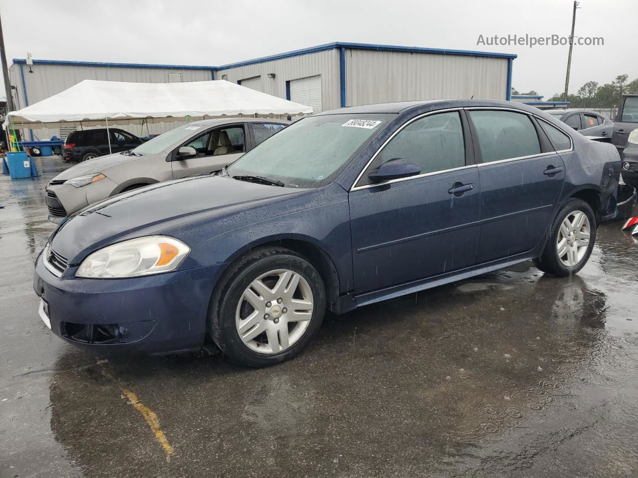 2011 Chevrolet Impala Lt Blue vin: 2G1WB5EK2B1299969