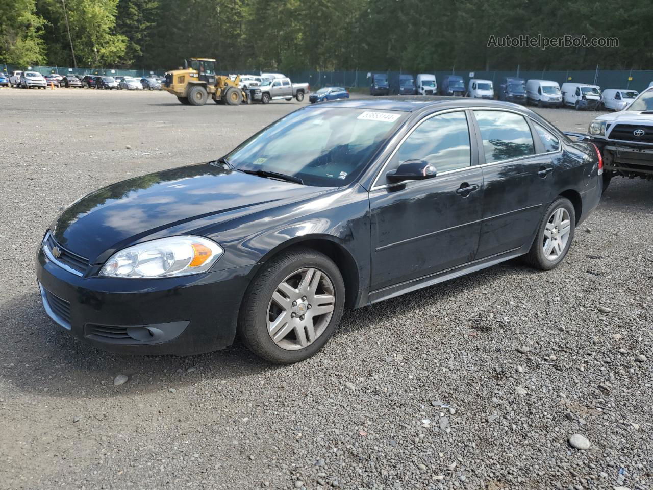 2011 Chevrolet Impala Lt Black vin: 2G1WB5EK3B1234967