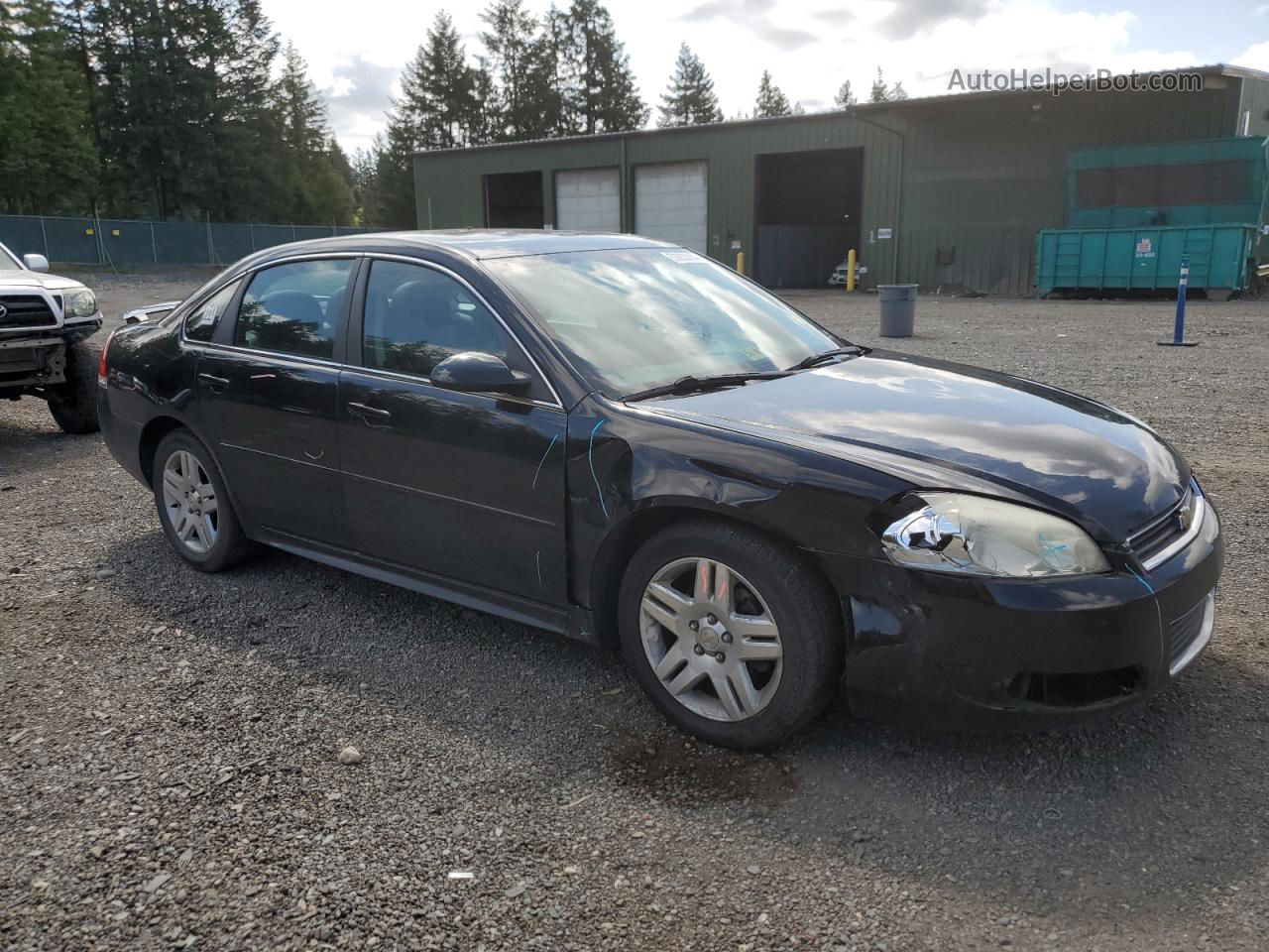 2011 Chevrolet Impala Lt Black vin: 2G1WB5EK3B1234967