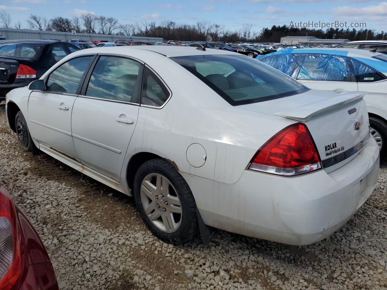 2011 Chevrolet Impala Lt White vin: 2G1WB5EK3B1235066