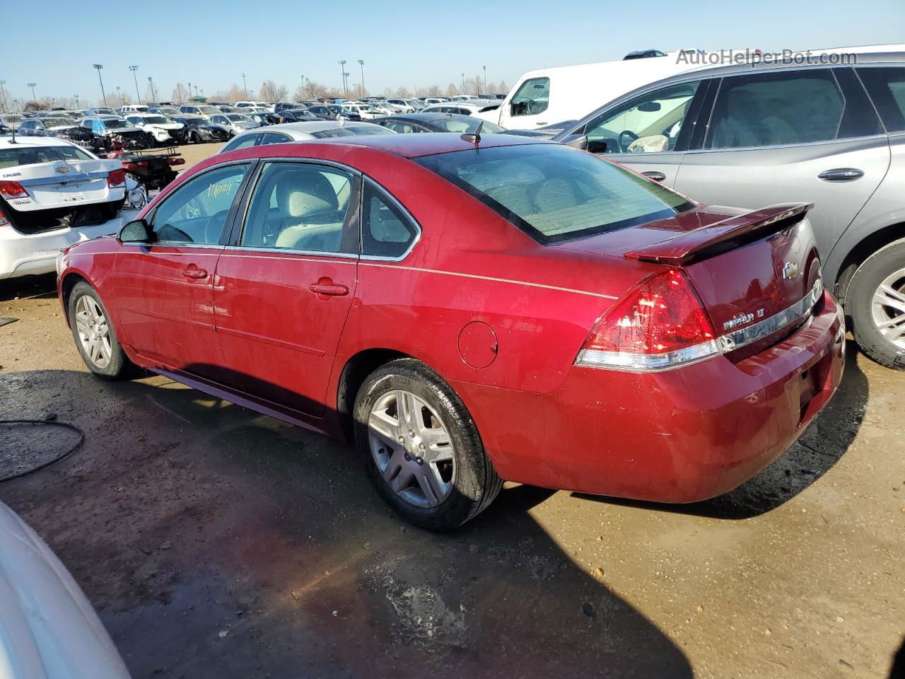 2011 Chevrolet Impala Lt Burgundy vin: 2G1WB5EK3B1282033