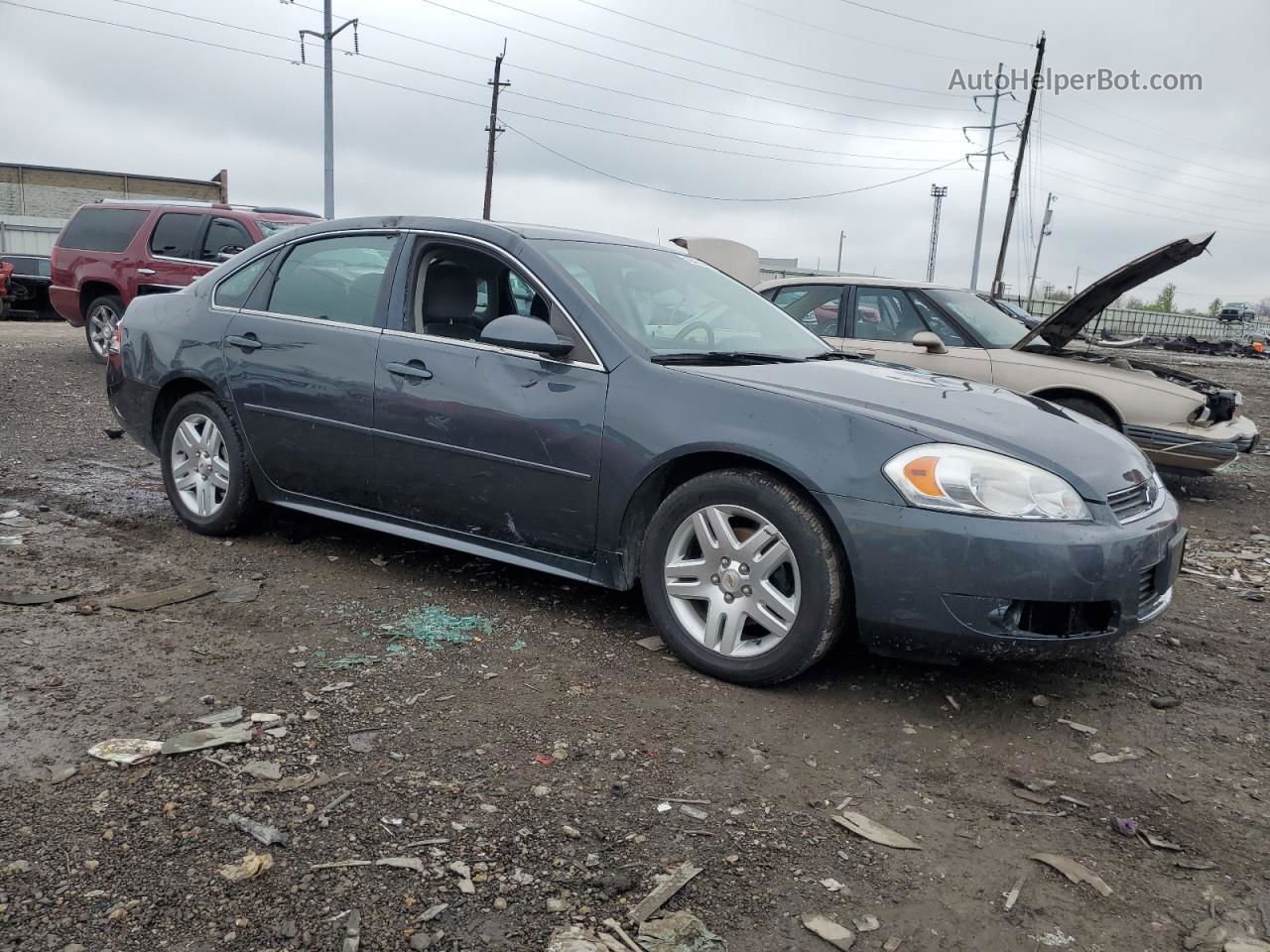 2011 Chevrolet Impala Lt Blue vin: 2G1WB5EK3B1290648