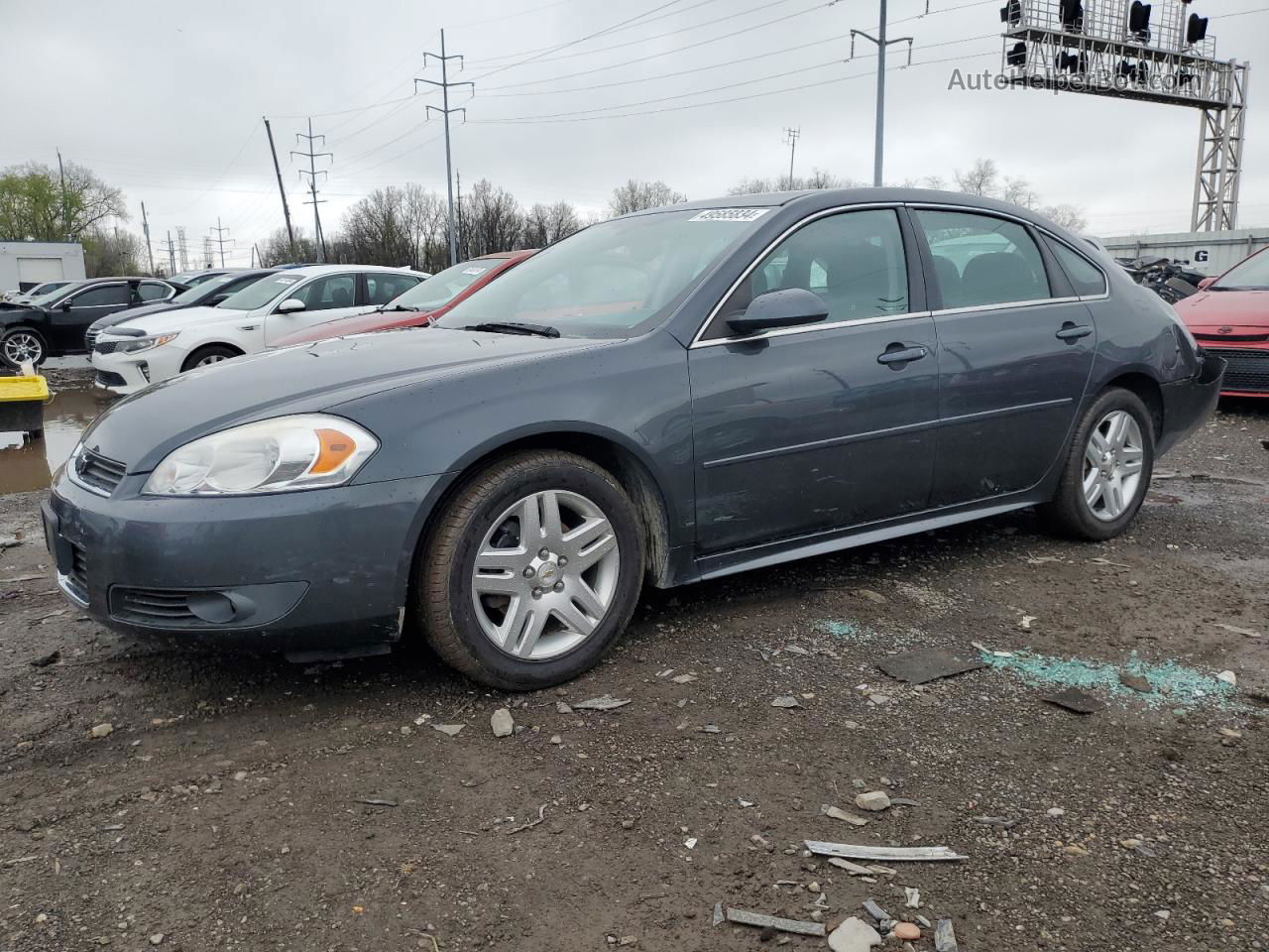 2011 Chevrolet Impala Lt Blue vin: 2G1WB5EK3B1290648