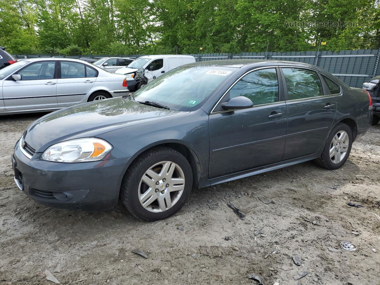 2011 Chevrolet Impala Lt Gray vin: 2G1WB5EK4B1139396