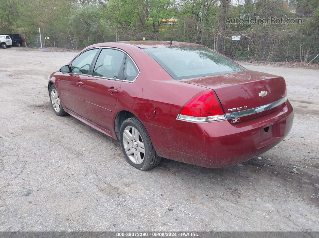 2011 Chevrolet Impala Lt Maroon vin: 2G1WB5EK4B1158806