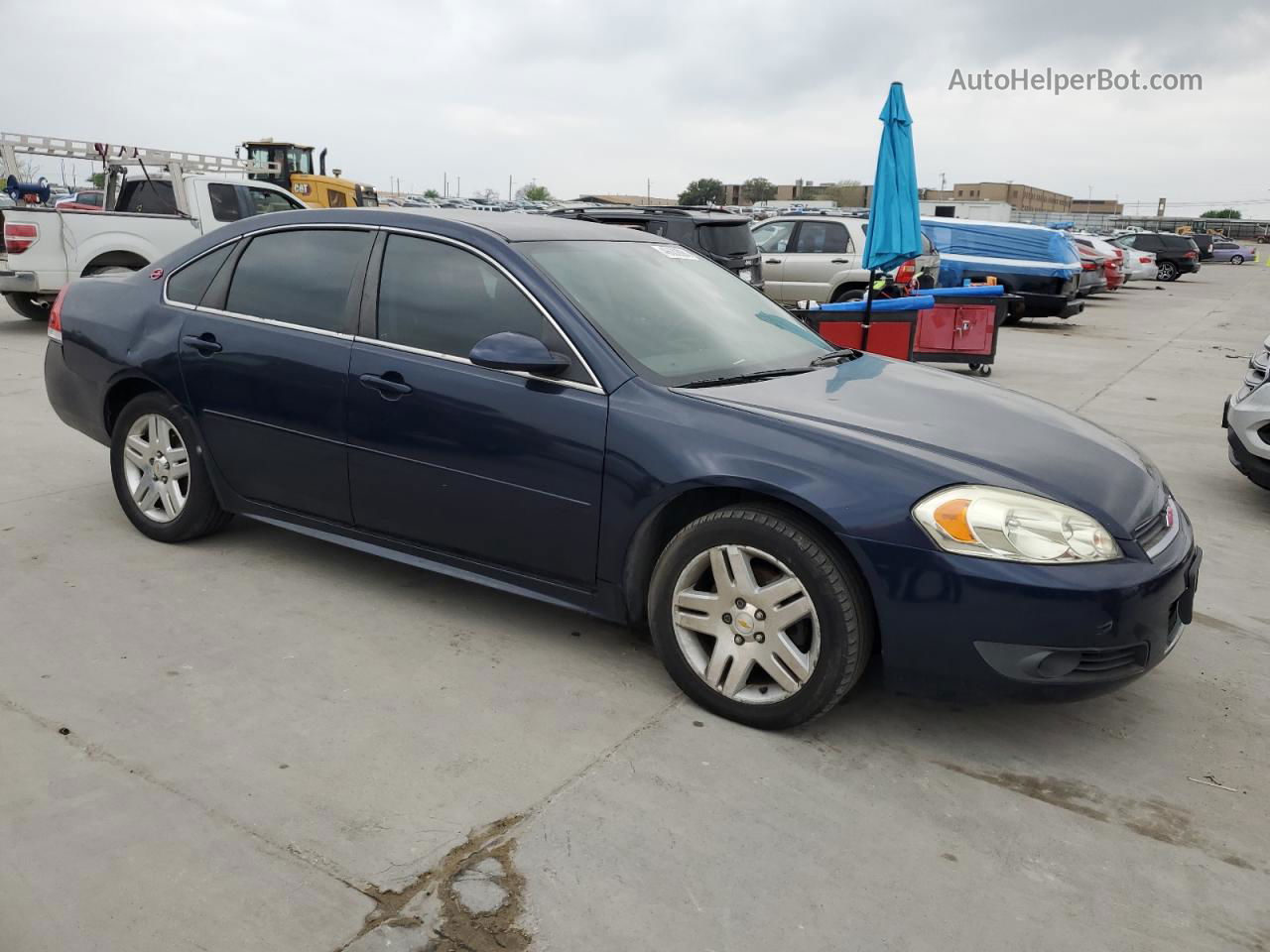 2011 Chevrolet Impala Lt Blue vin: 2G1WB5EK6B1158497