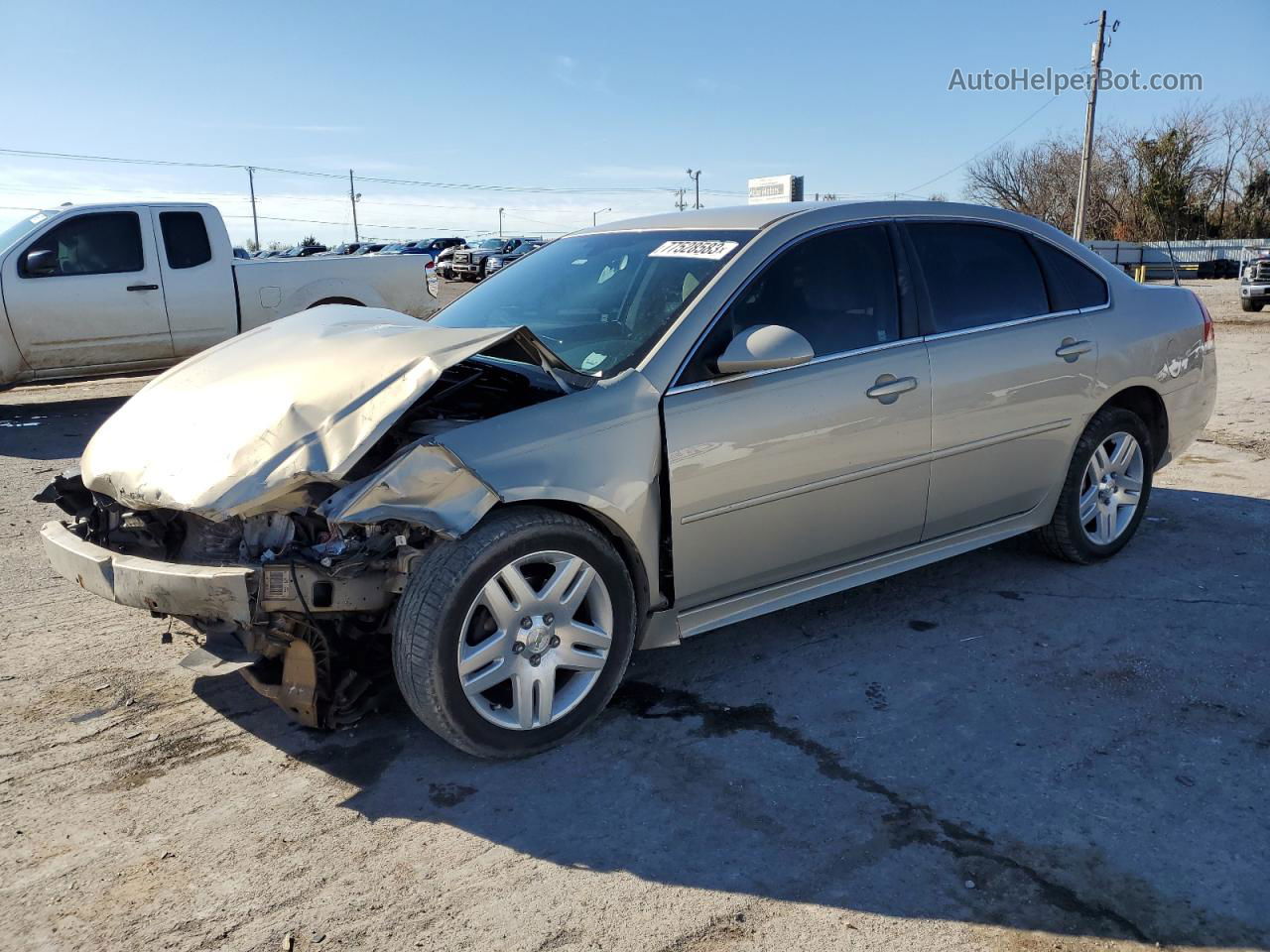 2011 Chevrolet Impala Lt Желто-коричневый vin: 2G1WB5EK6B1185599