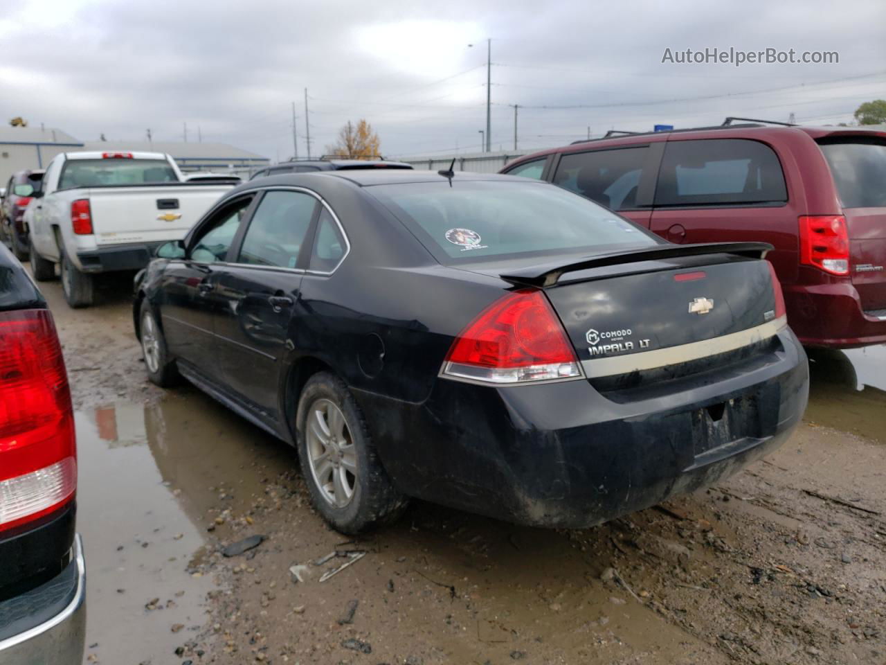 2011 Chevrolet Impala Lt Black vin: 2G1WB5EK6B1299277