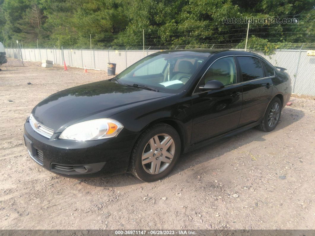 2011 Chevrolet Impala Lt Retail Black vin: 2G1WB5EK6B1318586