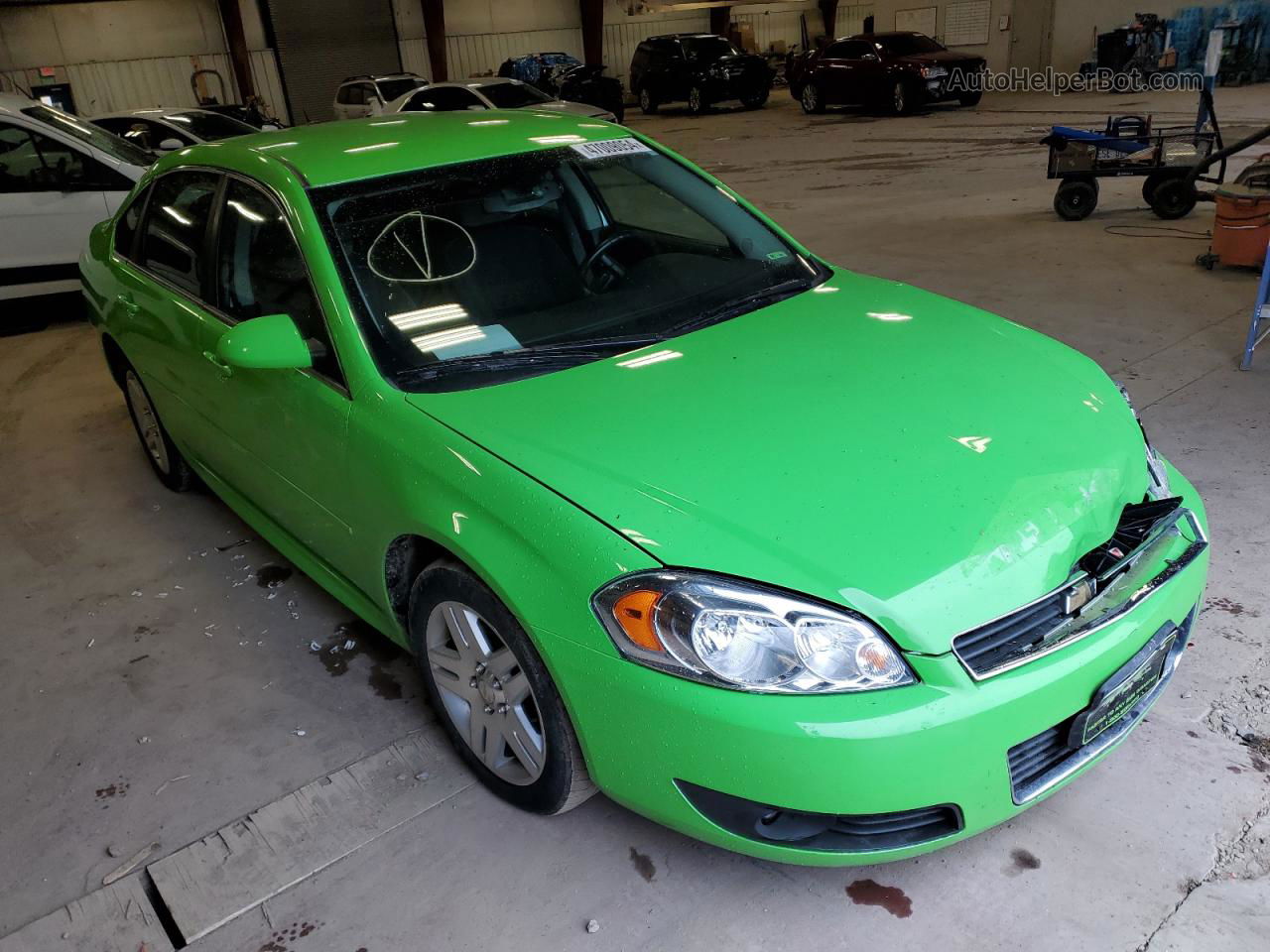 2011 Chevrolet Impala Lt Green vin: 2G1WB5EK6B1327451