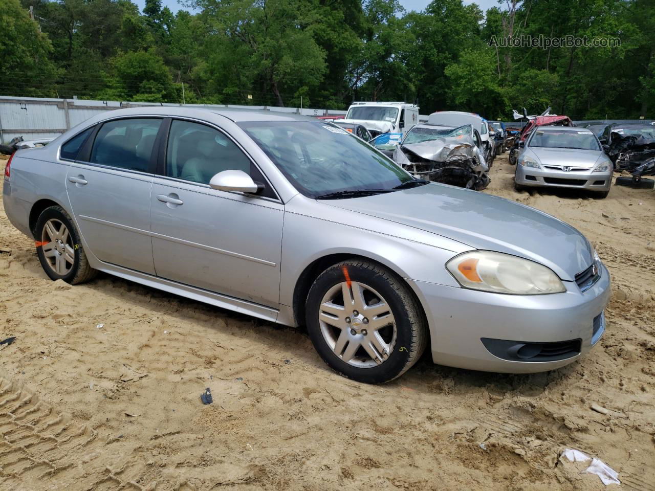 2011 Chevrolet Impala Lt Silver vin: 2G1WB5EK6B1332195