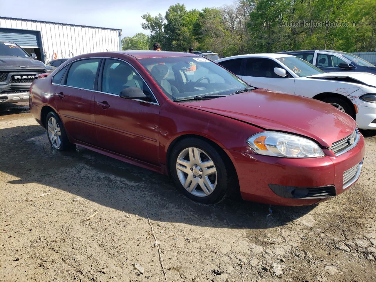 2011 Chevrolet Impala Lt Burgundy vin: 2G1WB5EK8B1204962