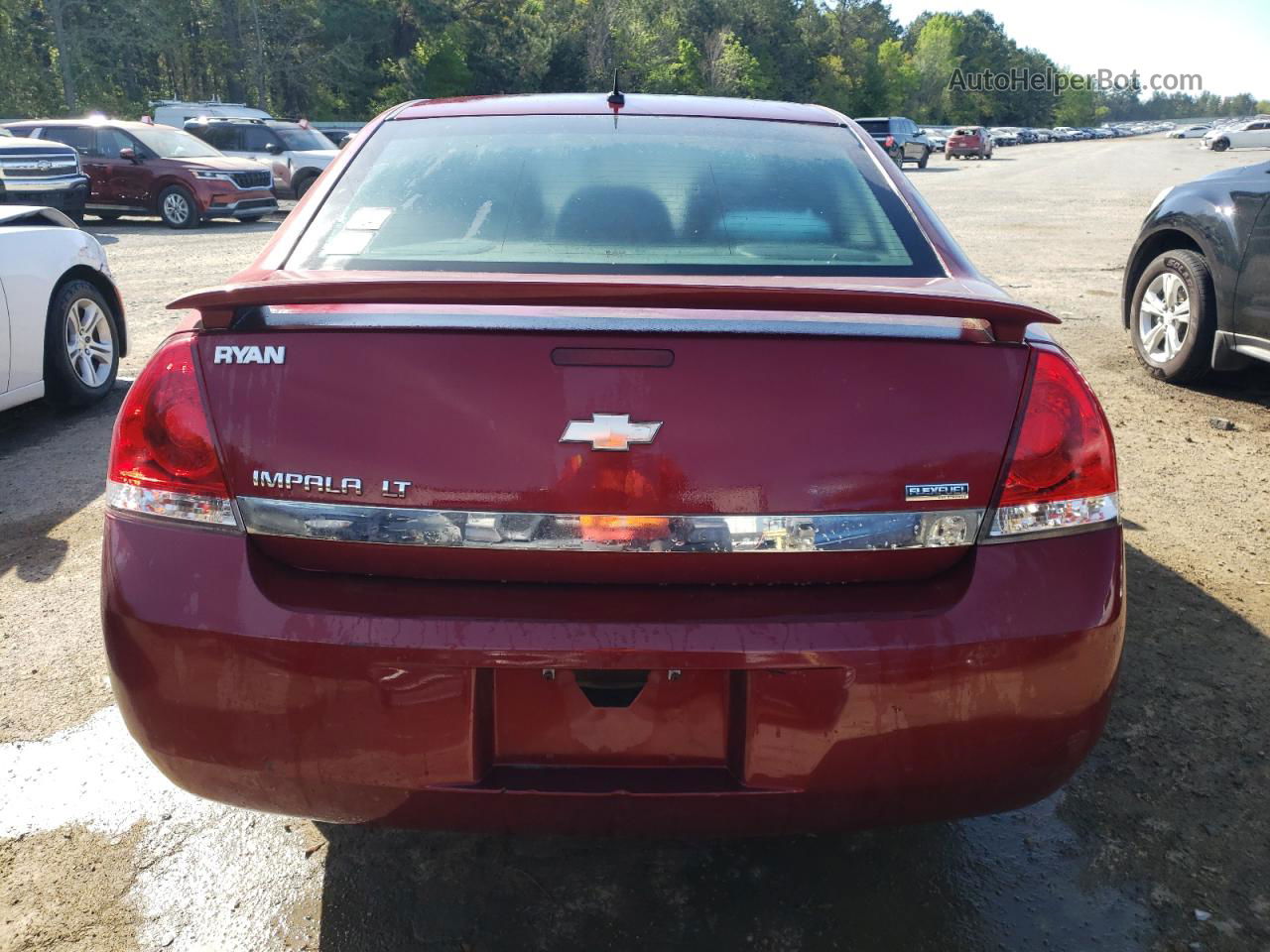 2011 Chevrolet Impala Lt Burgundy vin: 2G1WB5EK8B1204962