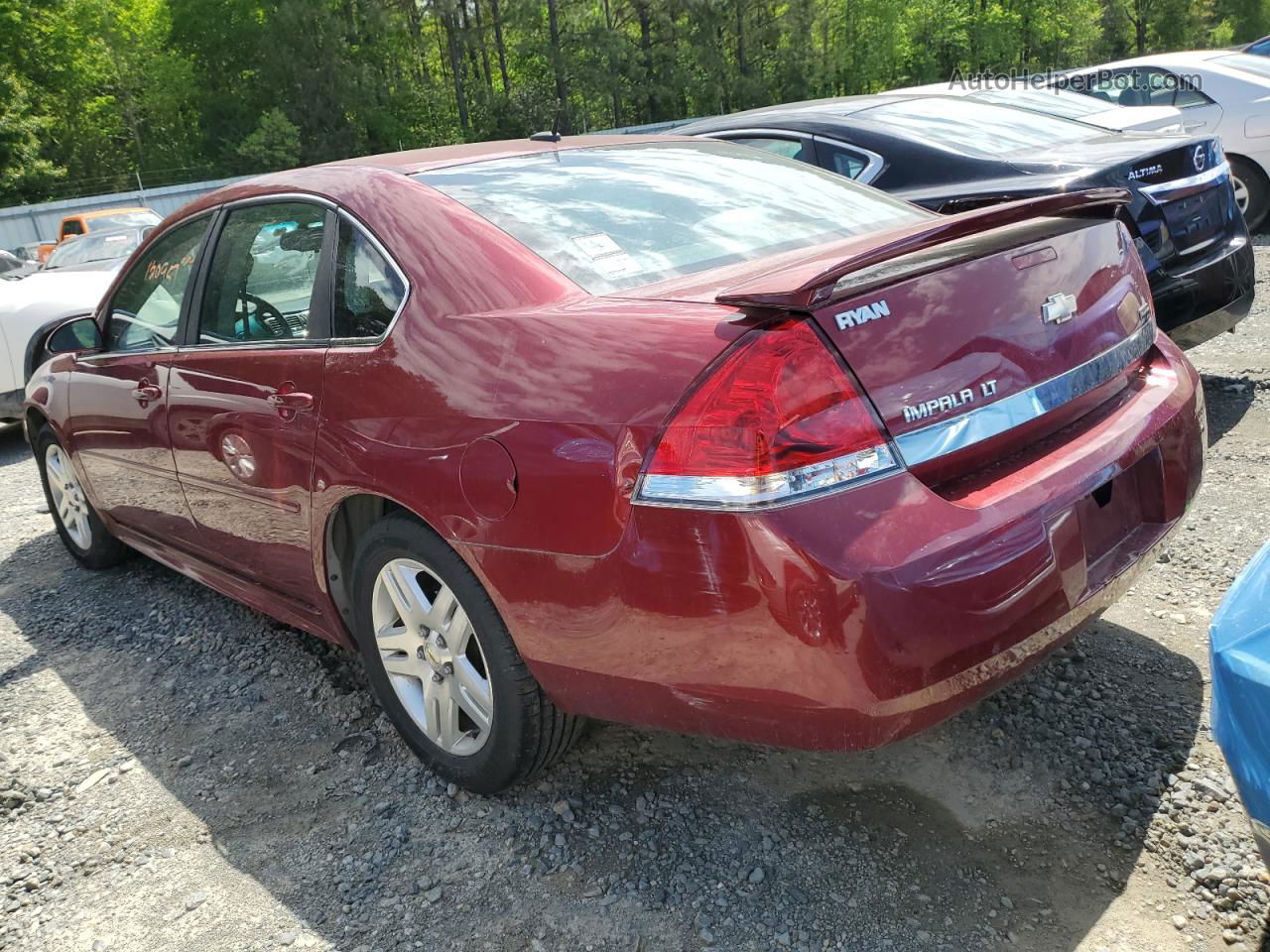 2011 Chevrolet Impala Lt Burgundy vin: 2G1WB5EK8B1204962