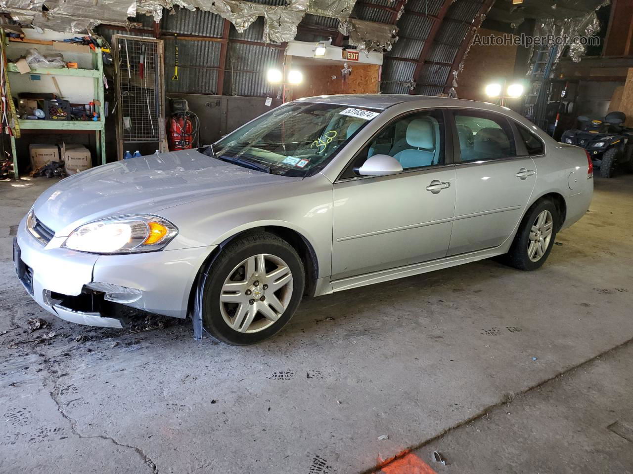 2011 Chevrolet Impala Lt Silver vin: 2G1WB5EK8B1250615