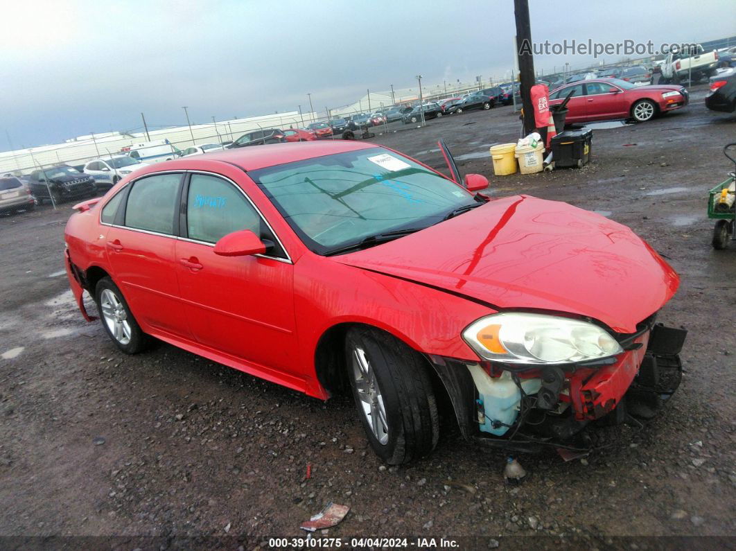 2011 Chevrolet Impala Lt Red vin: 2G1WB5EK9B1101579