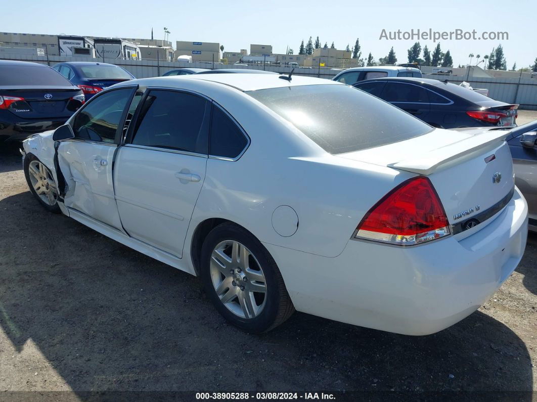 2011 Chevrolet Impala Lt White vin: 2G1WB5EK9B1116891