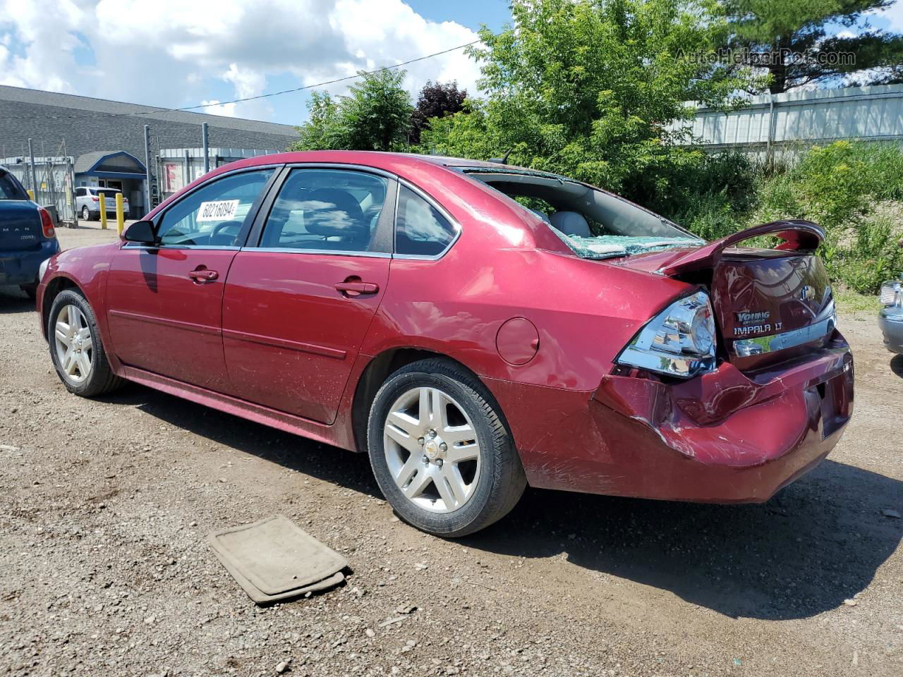 2011 Chevrolet Impala Lt Burgundy vin: 2G1WB5EK9B1278455