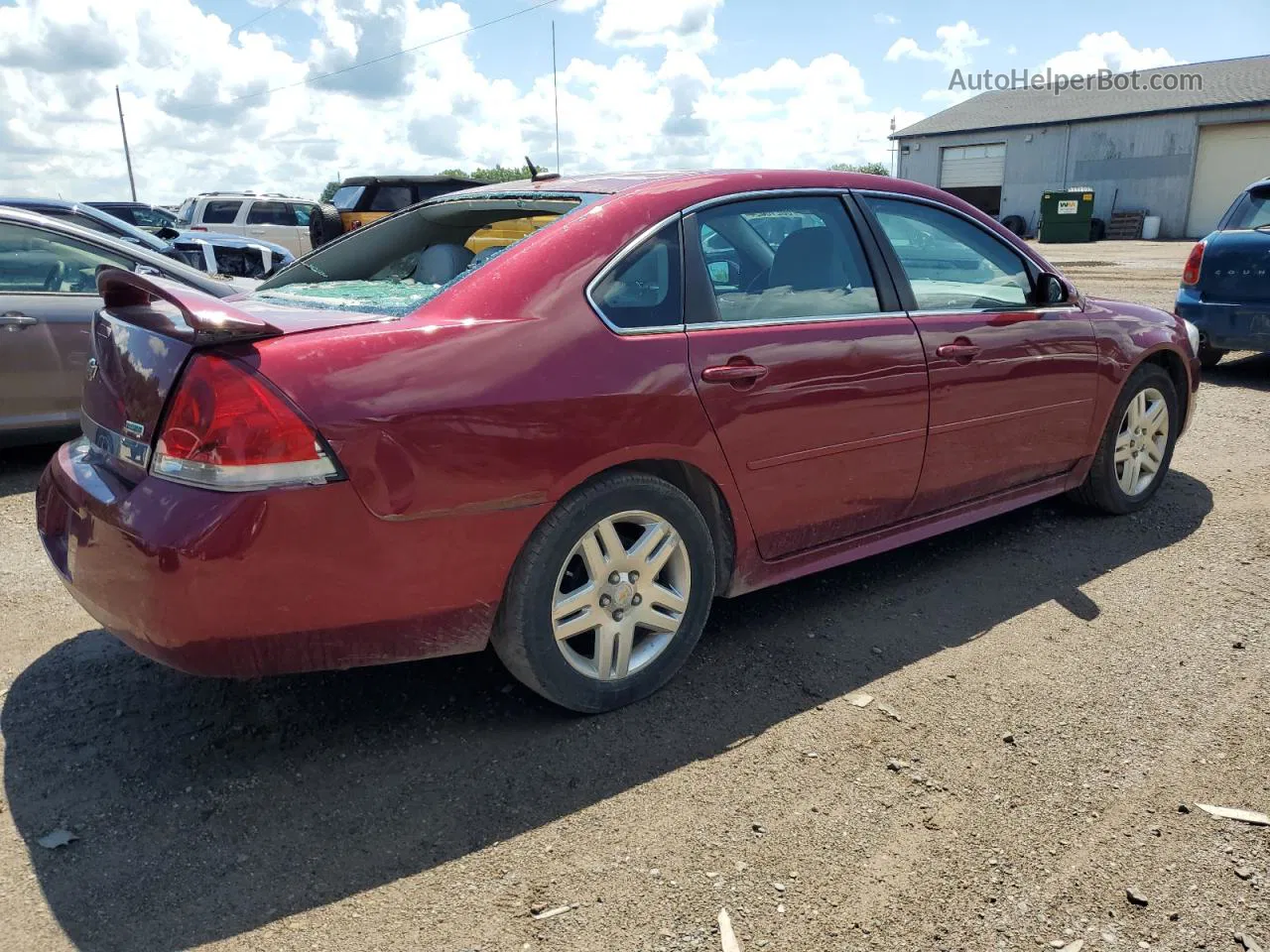 2011 Chevrolet Impala Lt Burgundy vin: 2G1WB5EK9B1278455