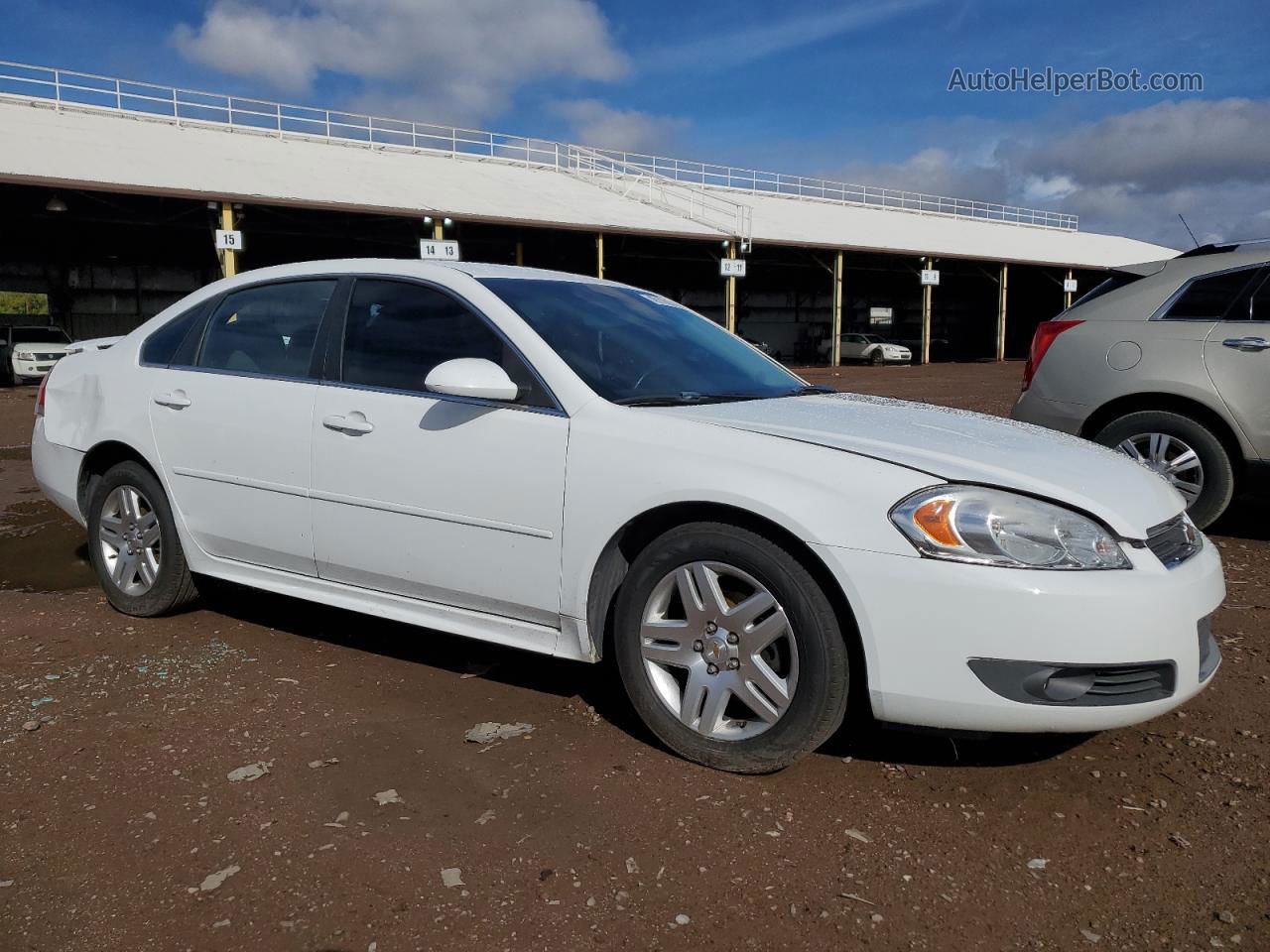 2011 Chevrolet Impala Lt White vin: 2G1WB5EK9B1327847