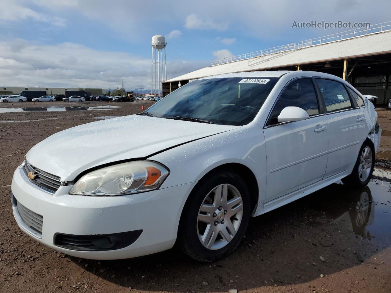 2011 Chevrolet Impala Lt White vin: 2G1WB5EK9B1327847