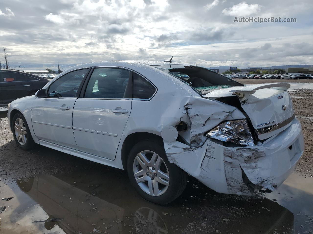 2011 Chevrolet Impala Lt White vin: 2G1WB5EK9B1327847