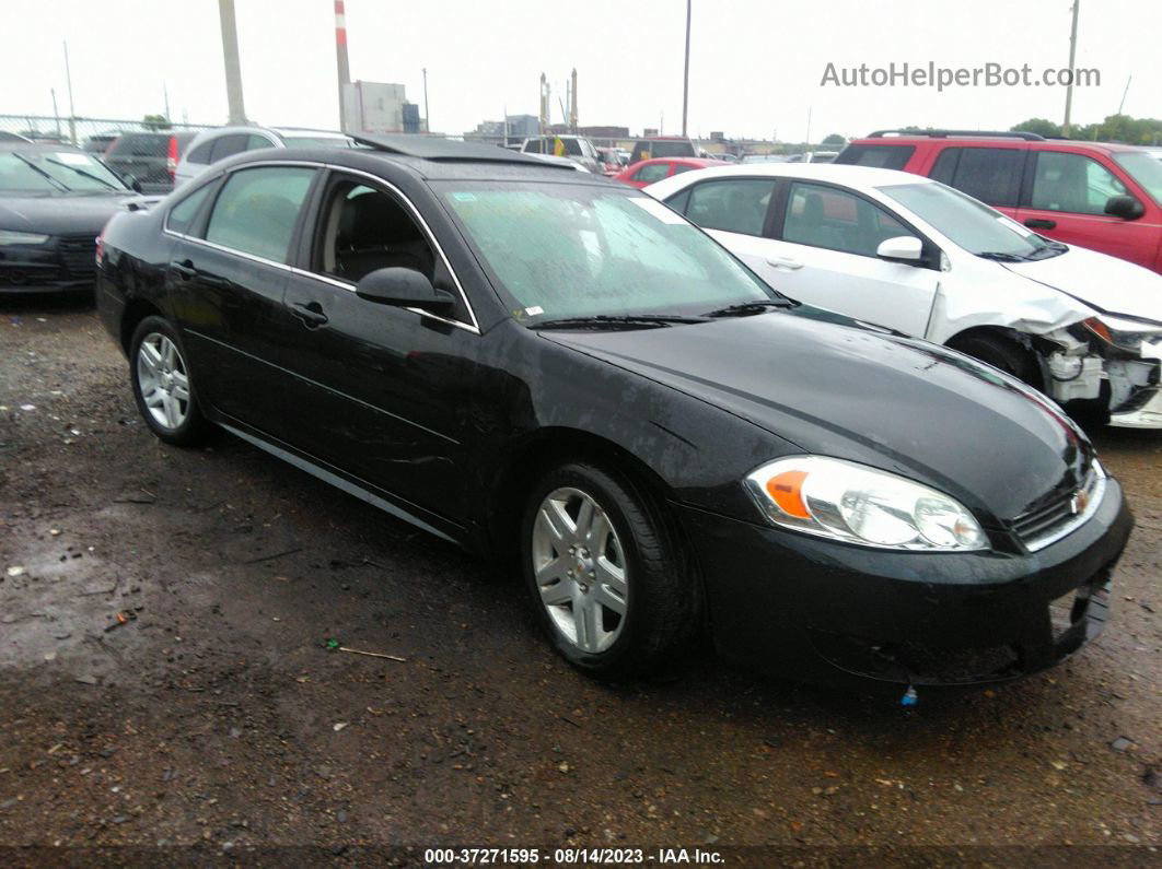 2011 Chevrolet Impala Lt Retail Black vin: 2G1WB5EKXB1128872