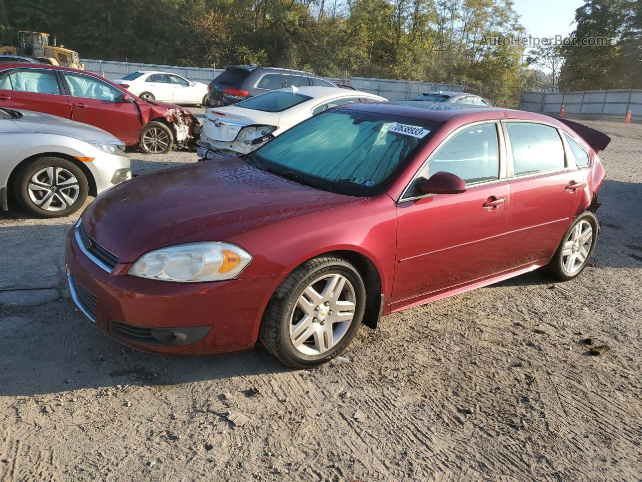 2011 Chevrolet Impala Lt Красный vin: 2G1WB5EKXB1149415