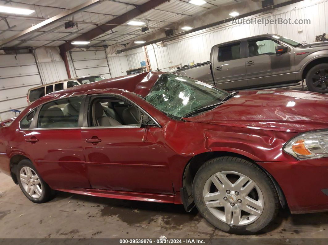 2011 Chevrolet Impala Lt Red vin: 2G1WB5EKXB1199702