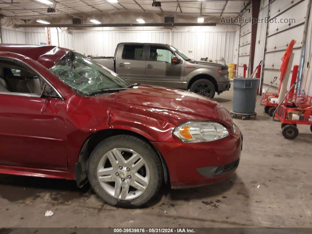 2011 Chevrolet Impala Lt Red vin: 2G1WB5EKXB1199702