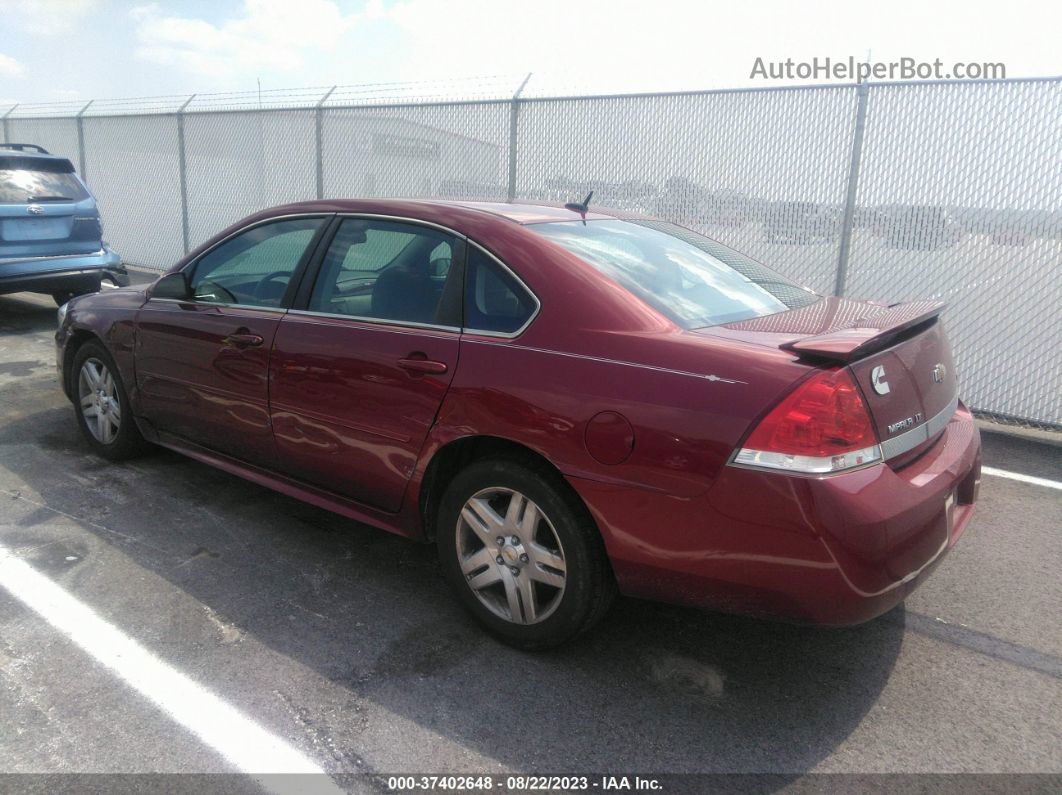 2011 Chevrolet Impala Lt Red vin: 2G1WB5EKXB1245951