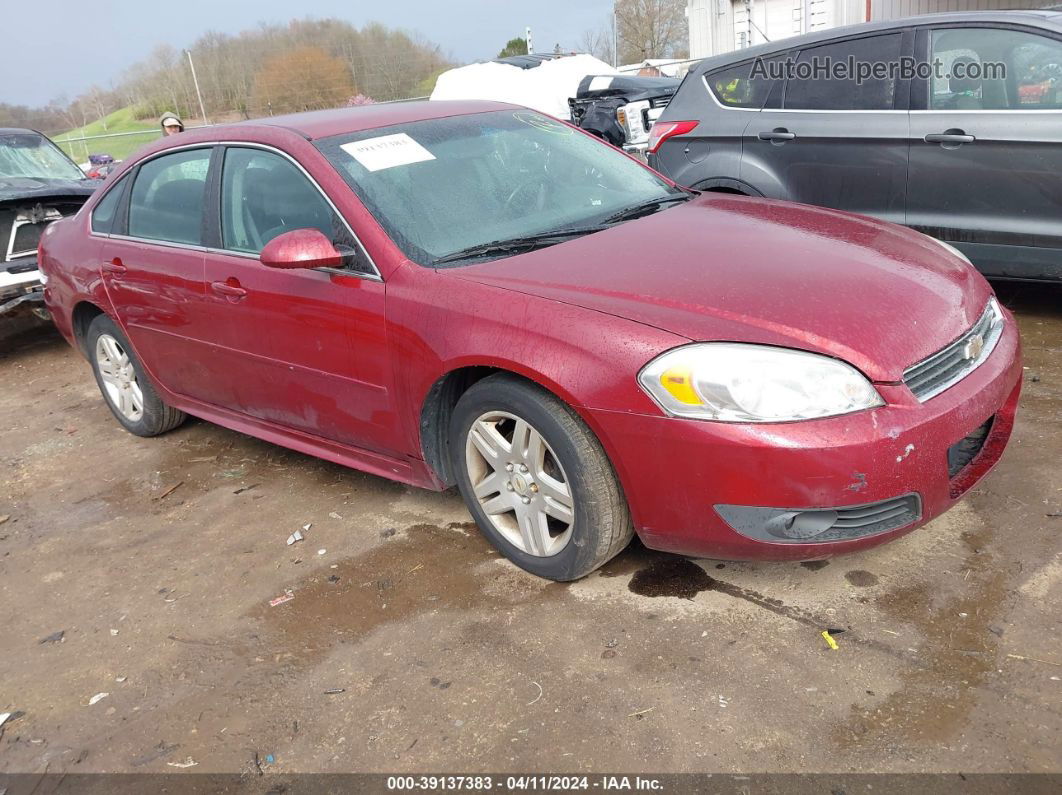 2011 Chevrolet Impala Lt Темно-бордовый vin: 2G1WB5EKXB1252267