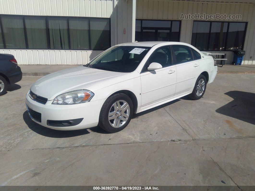 2009 Chevrolet Impala 3.9l Lt White vin: 2G1WC57M291297595